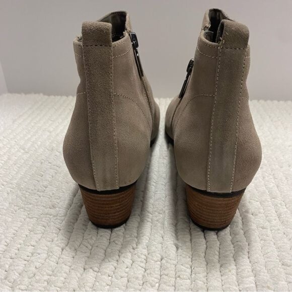 Aqua College Booties Mushroom Suede Upper Leather Waterproof Side 11 Womens - Picture 6 of 13